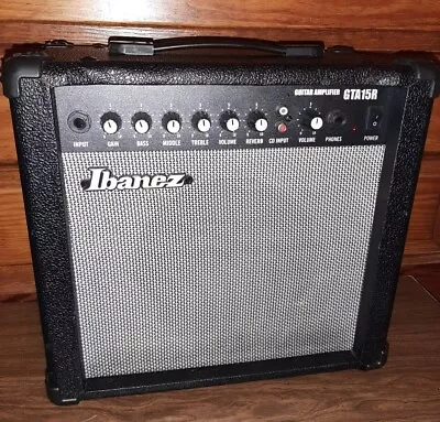 Ibanez GTA15R 19W Electric Guitar Amplifier W/ Gain & Reverb- Practice Amp • $99