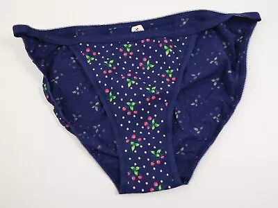 NEW Victoria's Secret VTG 95% Cotton Thin-Signature String Bikini Panty LARGE • $24.99