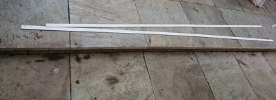 £6 • Buy 2 X 6 Mm X 30mm WHITE UPVC Plastic Trims Cloaking Fillet Window Beads. 