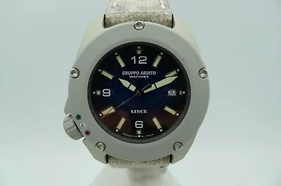 Gruppo Ardito Lince Piuma 42mm Made In Italy 500m Swiss Aluminum Diver Rare • $1850