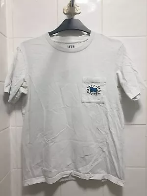 KEITH HARING X UNIQLO SPRZ NY Pocket Tees White Size Small MOMA NYC • £18.99