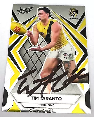 Richmond Tigers Signed 2024 Tim Taranto Luminous Afl Select Footy Stars Card • $12.49