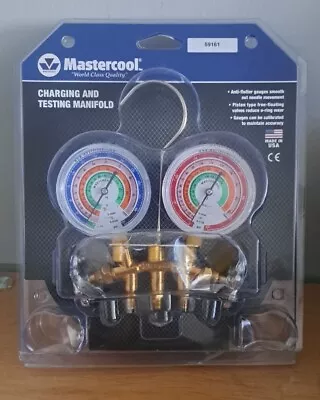 Mastercool 59161 HVAC Charging And Testing 2 Way Brass Manifold • $83