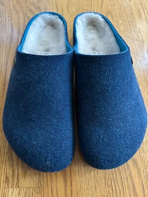 Birkenstock 290 Zermatt Wool Shearling Clogs - Size EU 45/US 11.5 • $55