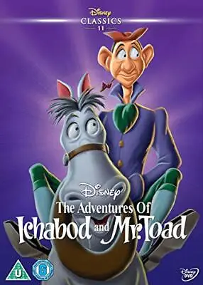 The Adventures Of Ichabod And Mr Toad [1949] [DVD] New DVD FREE & FAST Delive • £8.23