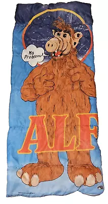 Vintage Ero ALF Sleeping Bag - 1987 Alien Productions - 64 X26  - No Problem! • $24.95