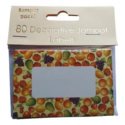 80 Assorted Jam Pot Self-Adhesive Labels • £6.99