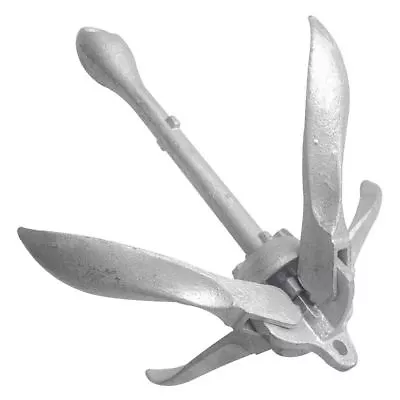 $19.90 • Buy Folding Galvanised Grapnel Anchor 0.7/1.5 KG For Jetski Kayak Inflatable Boat
