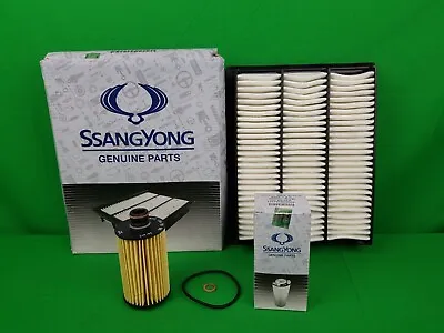 $83.99 • Buy Genuine Ssangyong Musso Ute Q200 Series 2.2 L Td Filter Pack (oil + Air)