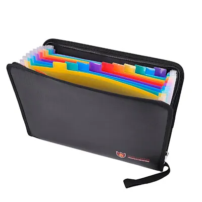 £12.70 • Buy Fireproof Document Bag Waterproof Money Box Safe Cash File Folder Protect Pouch