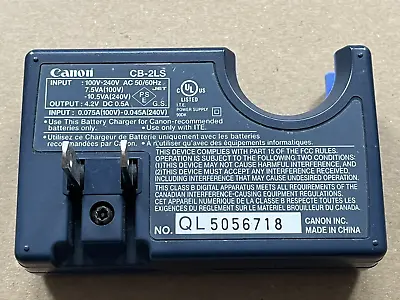 Genuine Canon CB-2LS Battery Charger  For NB-1LH Batteries 2 Prong EU US Version • £9.99