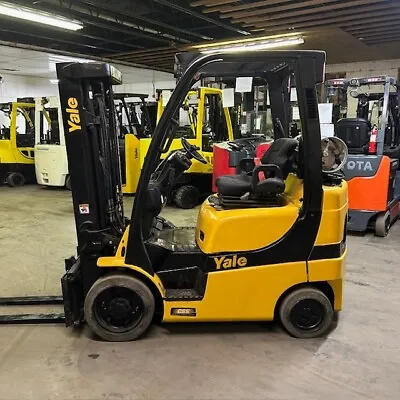 2018 Yale GLC050VX 5000lbs Used Forklift LP Gas Triple Mast Sideshift • $11550