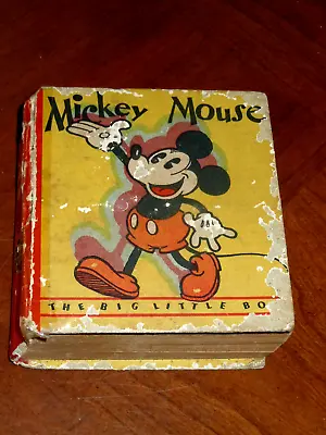 MICKEY MOUSE  The Big Little Book (1933)  G-VG Cond.  320 Pgs  2nd Printing • $100