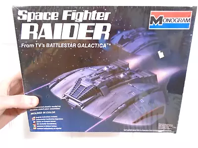 Battlestar Galactica CYLON SPAICE FIGHTER RAIDER Model Ship SEALED 1978 Monogram • $28.88