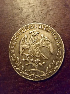 1886 Mexico 8 Reales Silver. High Grade. Rare. Large Impressive Coin • £99