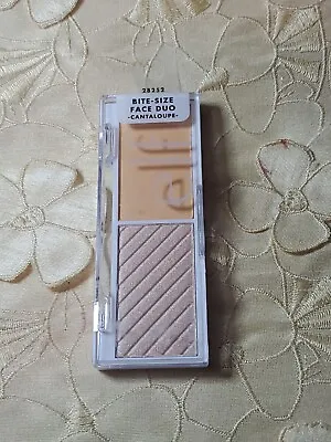 E.l.f.-bite-size-face Duo-cantaloupe-highlighter & Blush-new/tamper Tab! • $6.72