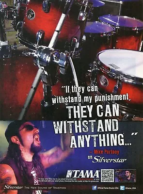 2012 Print Ad Of Tama Silverstar Drum Kit W Mike Portnoy • $9.99