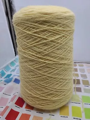 5 Lb 1.1 Oz Wool Yarn Weaving  Knitting Art Lot 800 Ypp Yellow • $29