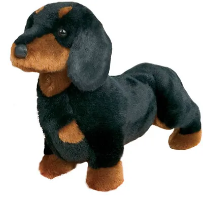 Douglas SPATS DACHSHUND Weiner Dog Plush 14  Long Plush Stuffed Animal New • $28.95