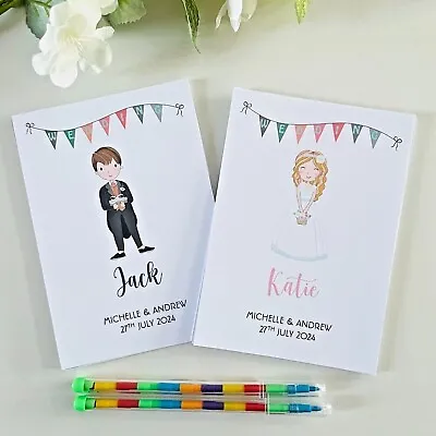 £1.75 • Buy Personalised Kids Wedding Activity Pack | Book | Table Favour | A6 Size | Guest