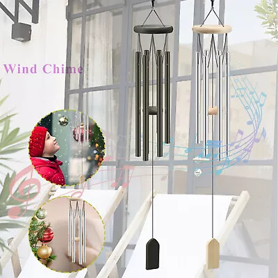 Garden Decorations 6Tubes Of Aluminum Pipe Wind Chimes Home Decoration Gifts • $10.99