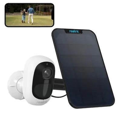 REOLINK 3MP WiFi Wireless Solar Battery Security Camera 2-Way Audio PIR Motion • $76.49