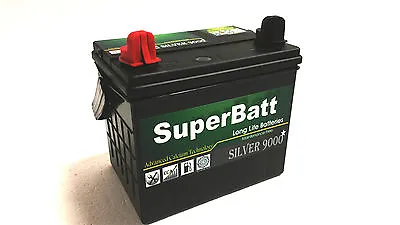 12V 30AH SuperBatt 896 Lawn Mower Battery MINI TRACTOR MOWER RIDE ON MOWER • £47.99