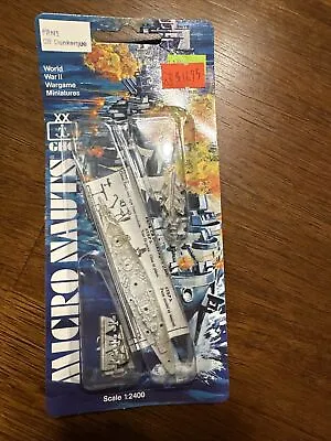 GHQ Micronauts FRN1 1/2400 Scale CB Dunkerque Metal Ship Miniatures • $18.99