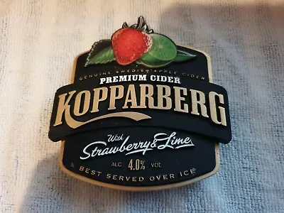 Old Draught Beer Tap Head Kopparberg Premium Cider Strawberry Lime Badge Bar Pub • $50