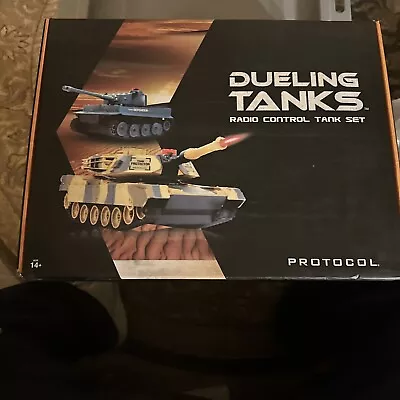 Protocol DUELING TANKS Radio Control 2 Tank Set Ready To Play In Box Rare RC  • $0.99