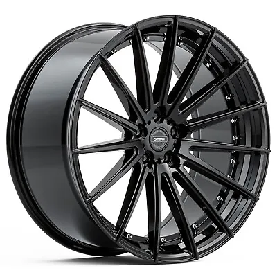 22  Wheels For Range Rover Evoque / Velar Gt Form Anvil 22x10.5 Gloss Black Rims • $2196