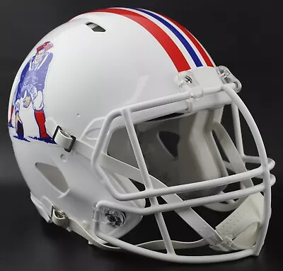 NEW ENGLAND PATRIOTS NFL Riddell SPEED Authentic Football Helmet JOHN HANNAH • $389.99