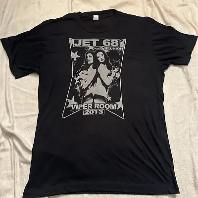 Jet 68 Reunion Concert Viper Room 2013 Tee Shirt M Glam Rock Band Tour • $25