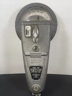 Vtg Duncan Parking Meter 1/5/10 Cent 2 Hour Limit Unlocked But No Key ~working!! • $179.95