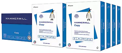 Hammermill Printer Paper 20 Lb Copy Paper 8.5 X 11 - 8 Ream (4000 Sheets) • $46.49