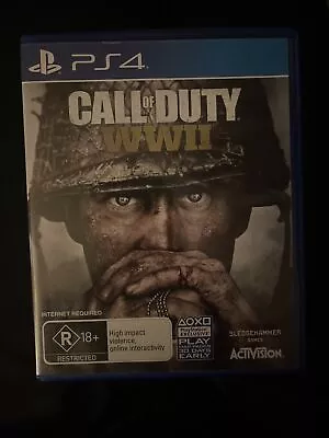 Call Of Duty WWII - Sony Playstation 4 PS4 Game PAL Complete + Free Postage  • $10