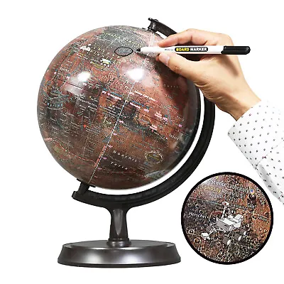 Mapsoft Explorer Mars Globe 24cm/9.5  R-24 Red Planet Mars Map Marte Map • $70