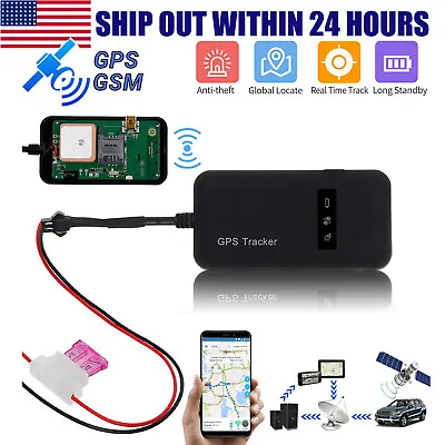 Real-time GPS Tracker Tracking Locator Device GPRS GSM Car/Motorcycle Anti Theft • $16.99