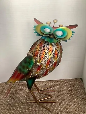 Metal Owl  Art Decoration Sculpture - Home Or Garden Decoration • $33