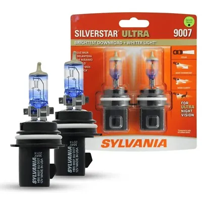 SYLVANIA 9007 SilverStar Ultra High Performance Halogen Headlight Bulb 2 Bulbs • $44.75