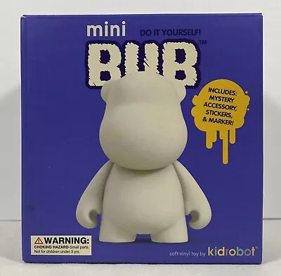 Kidrobot Mini Bub Blank 4.5  Vinyl Figure Design Do It Yourself Munny World • $17.99