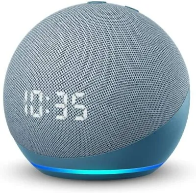 $95.90 • Buy Amazon 4th Gen Echo Dot 4th Generation With Clock Alexa Twilight Blue *Mel STOCK