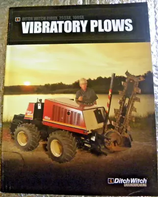 Factory OEM Dealership Brochure Undated Ditch Witch Vibratory Plow 410SX 255SX • $12.50