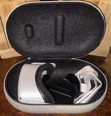 Meta Quest 2 256GB VR Headset -In White Good Condition Headset Only + Case • $70