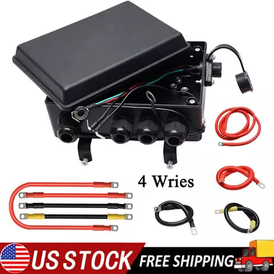 Winch Solenoid Control Contactor Pre-Wired Box For 12V 8000 - 17000 Electric ATV • $56.99