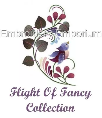 Flight Of Fancy Collection - Machine Embroidery Designs On Usb 4x4 5x7 6x10 • £16.95