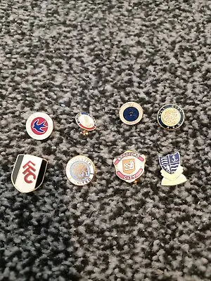 8 X Vintage Football Team Metal Badges Pin/Brooch Job Lot English Teams Various  • £32.99