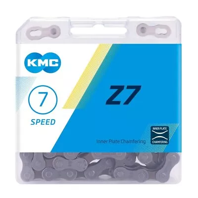 KMC Z7 6-8 Speed Chain - 116L Silver • $30.45