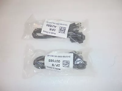 Dell AC Adapter 3-Prong Power Cord Cable PA-10 PA-12 PA-3E PA-4E UY685 Lot 2  • $5.39