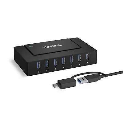 Plugable 7-in-1 USB Charging Hub For Laptops With USB-C Or USB 3.0 • $44.95